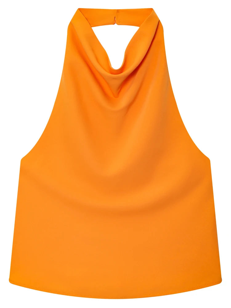 Satin Halter Top