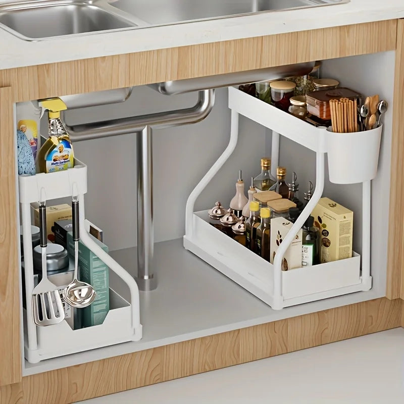 2-Tier Under Sink Pull-Out Organizer