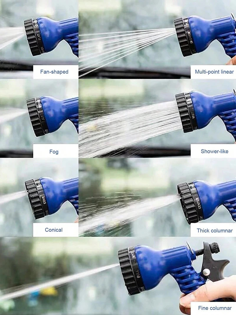 Expandable Magic Garden Hose – High-Pressure Water Spray Gun