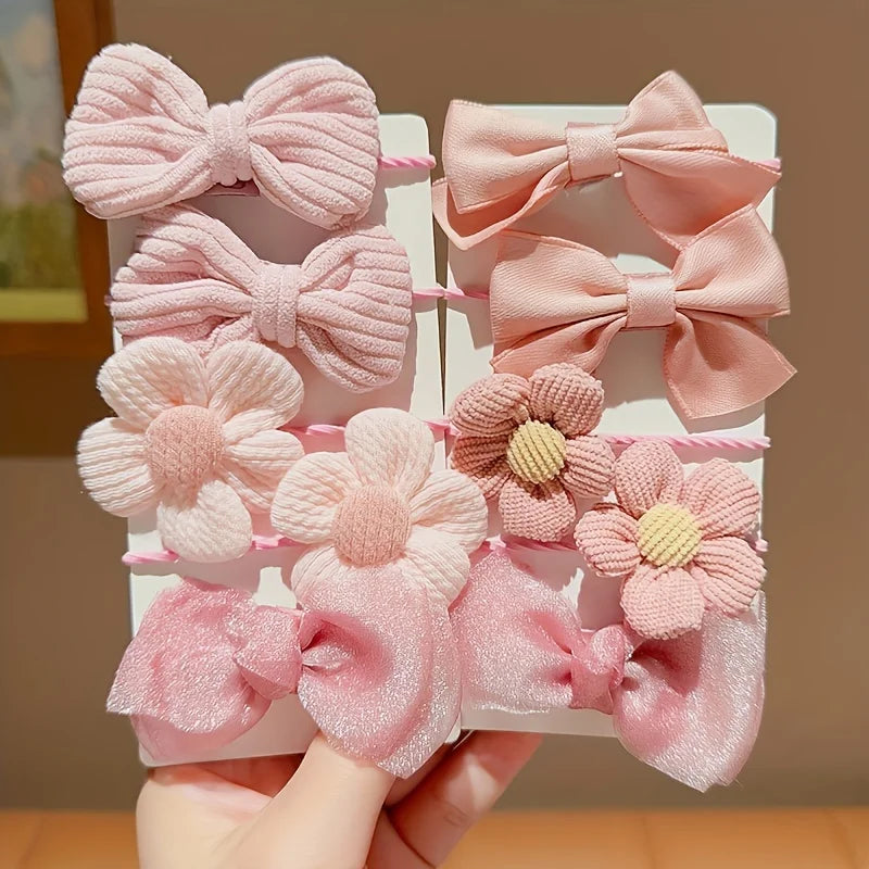 Bow Hair Ties Set