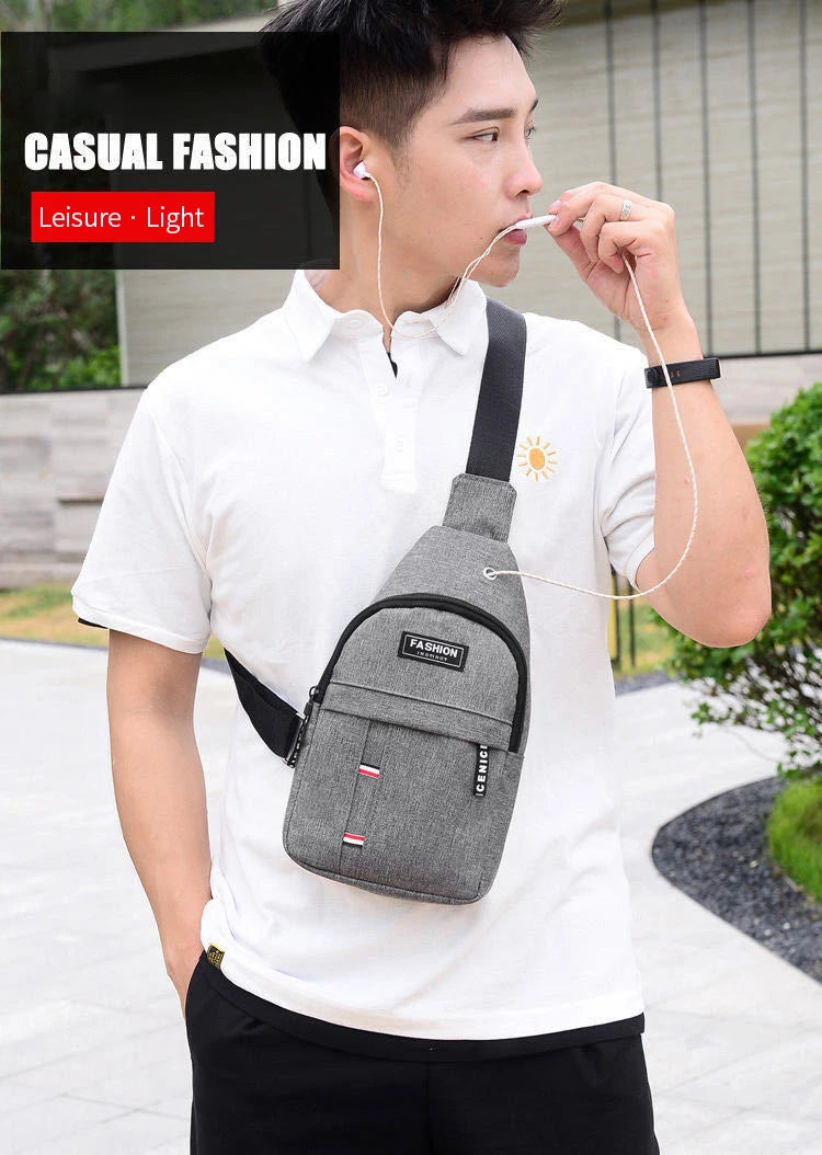 Men’s Waterproof Large-Capacity Fanny Pack