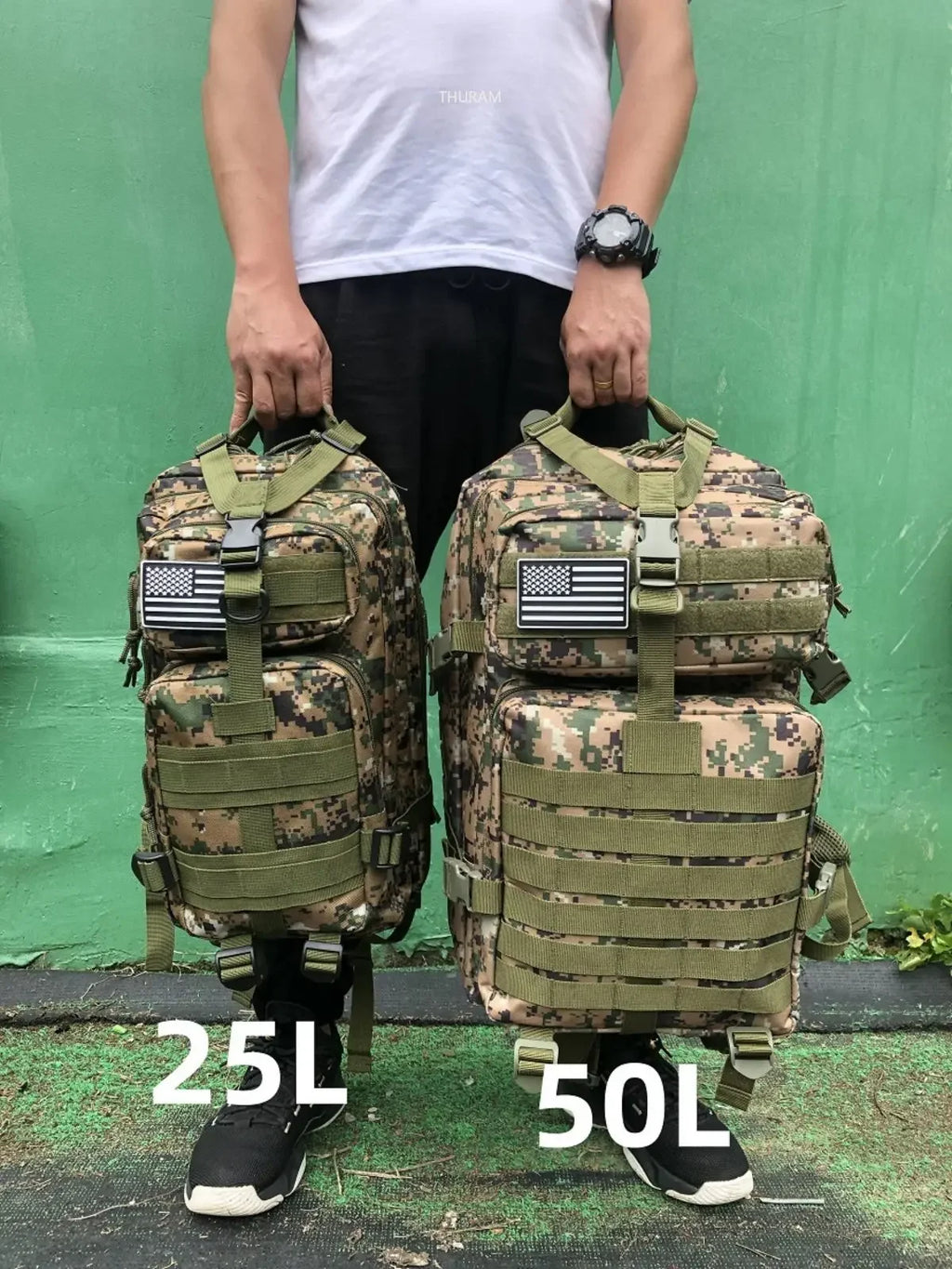 25L/50L Waterproof Outdoor Backpack