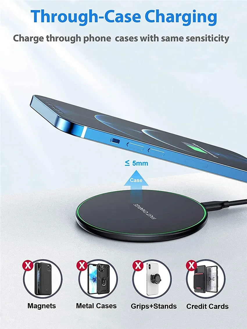 100W Fast Wireless Charging Pad