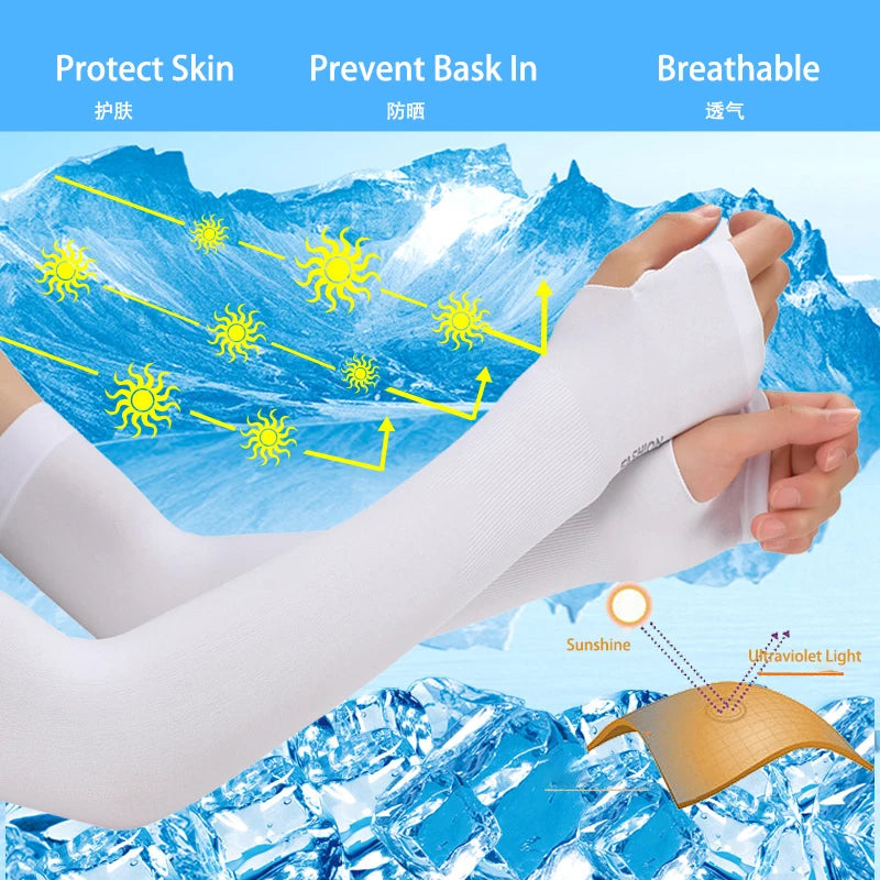 Anti-UV Arm Covers for Cycling & Sports