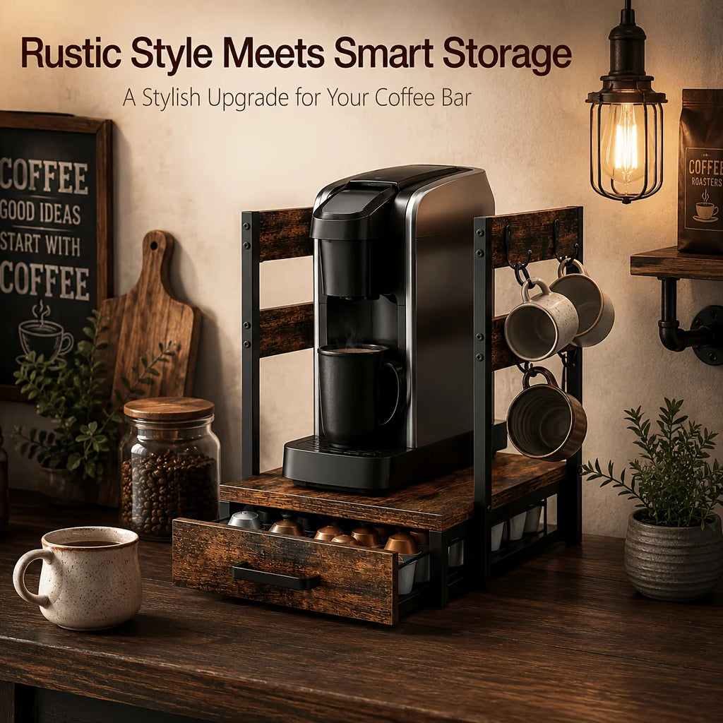 2-Tier Coffee Station Organizer
