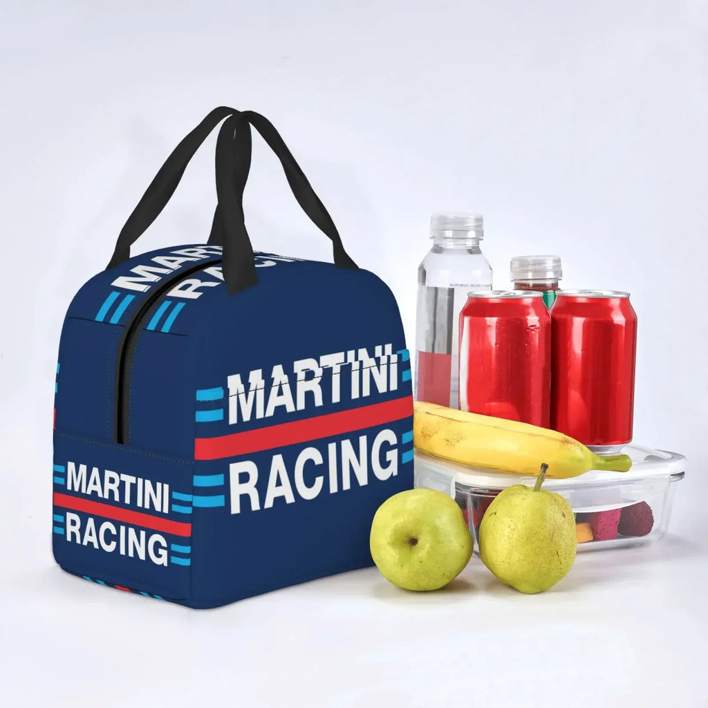Racing Stripe Insulated Lunch Bag