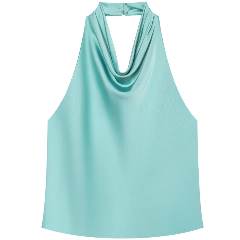 Satin Halter Top