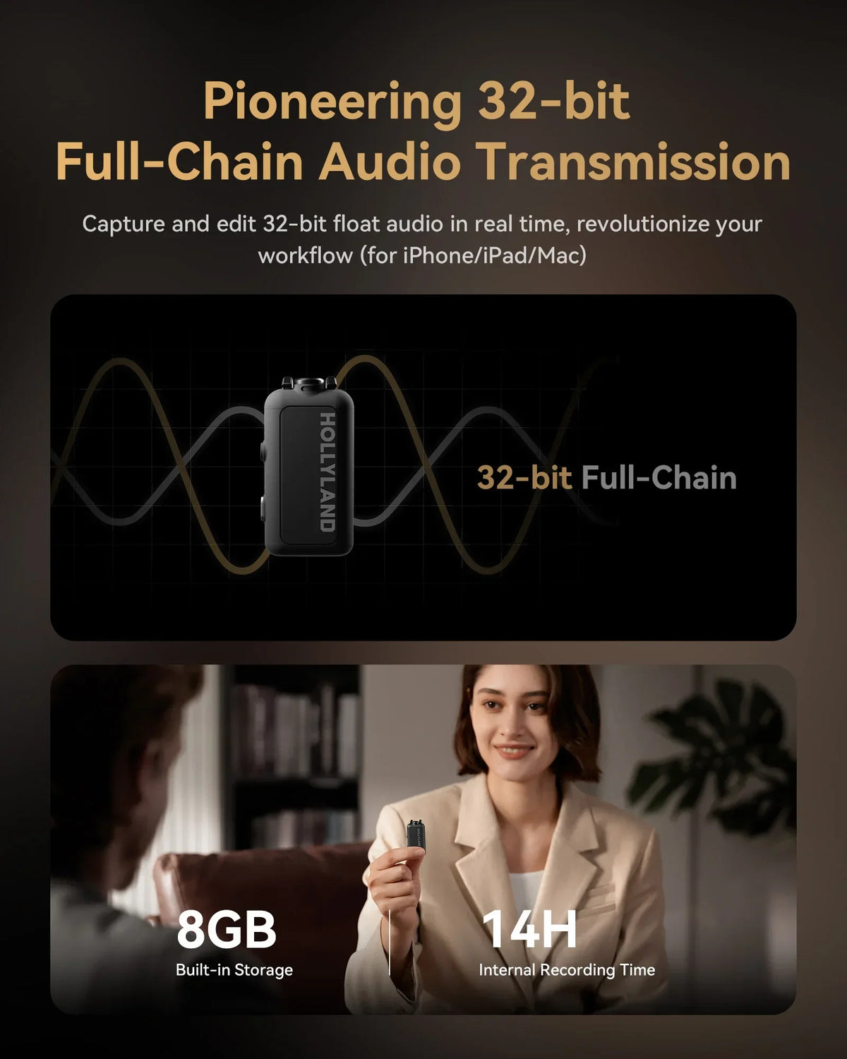 Hollyland Lark Max 2 Wireless Microphone