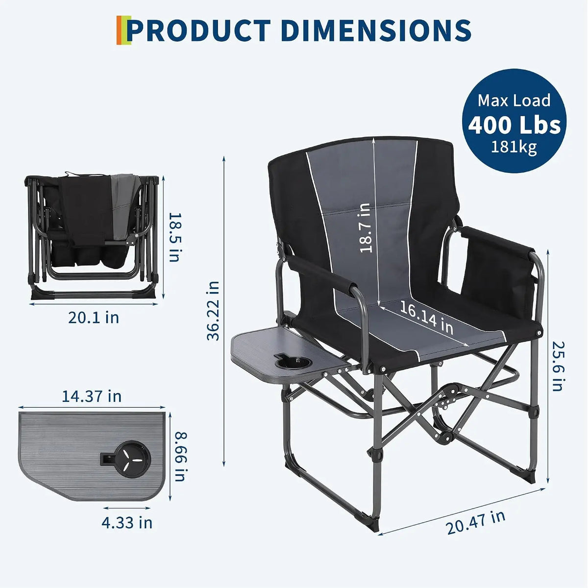 Oversized Folding Camping Chair