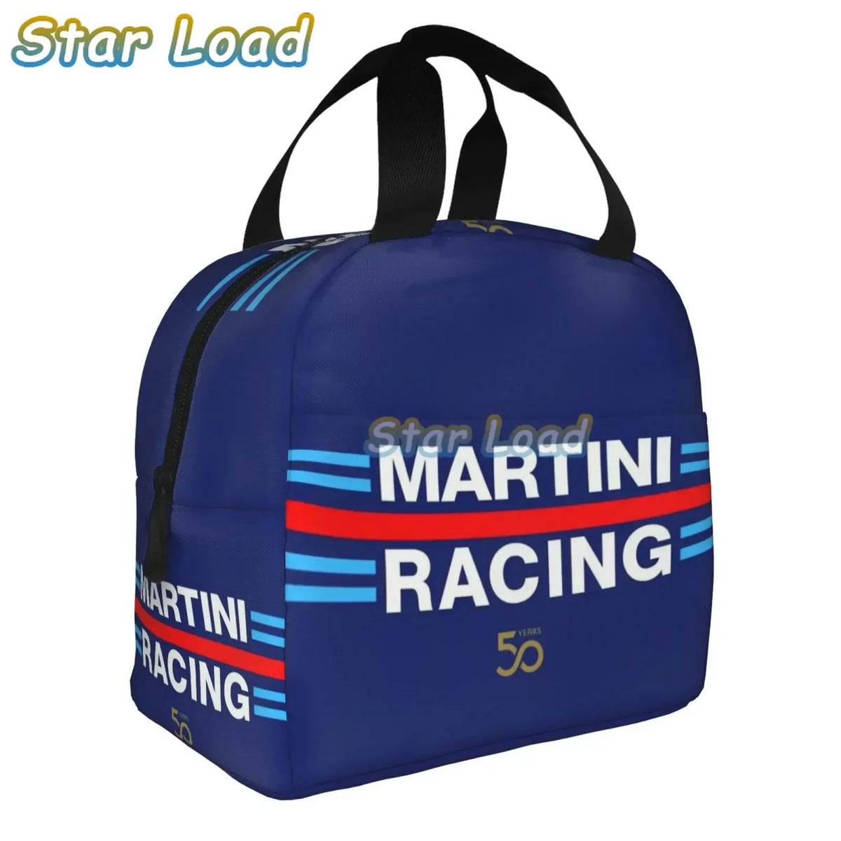 Racing Stripe Insulated Lunch Bag