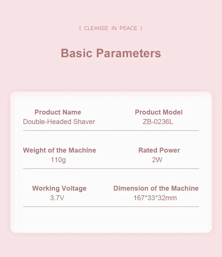 Mini Women’s Electric Shaver