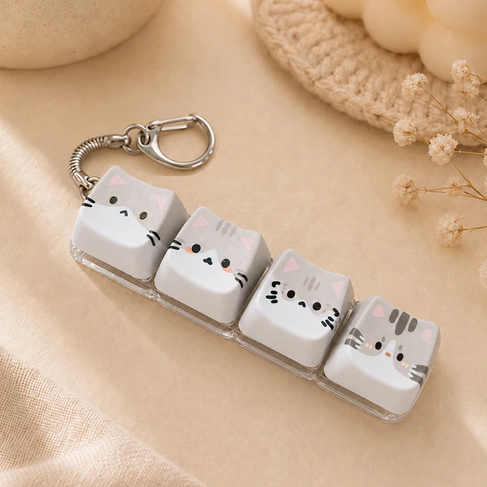 Kawaii Cat Fidget Keycap