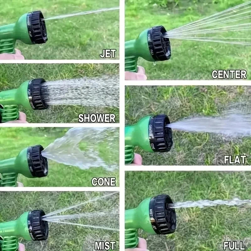 Expandable Magic Garden Hose – High-Pressure Water Spray Gun