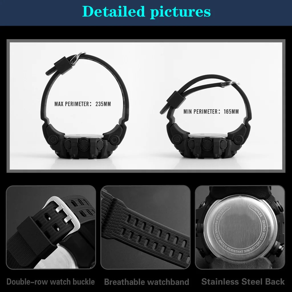 Men's Sports Digital Watch