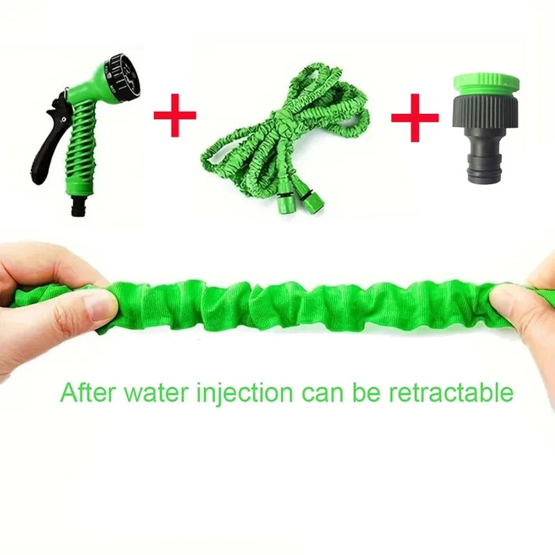 Expandable Magic Garden Hose – High-Pressure Water Spray Gun