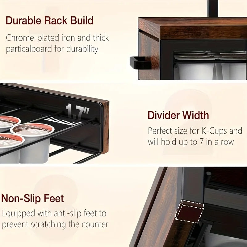 2-Tier Coffee Station Organizer
