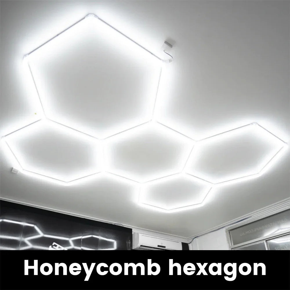 Hexagonal Garage LED Light