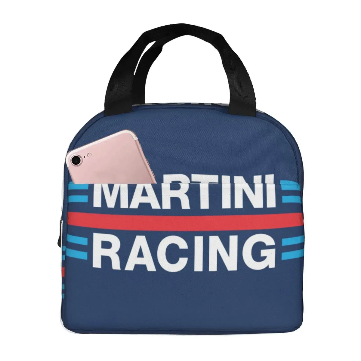 Racing Stripe Insulated Lunch Bag