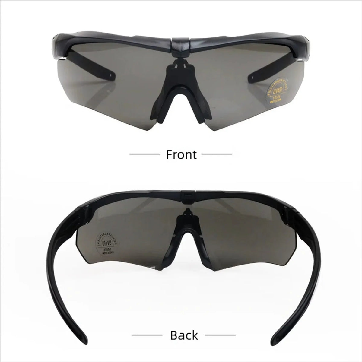 Tactical 3-Lens Goggles