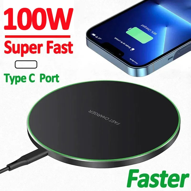 100W Fast Wireless Charging Pad