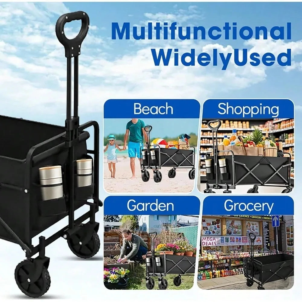 Foldable Heavy-Duty Utility Cart