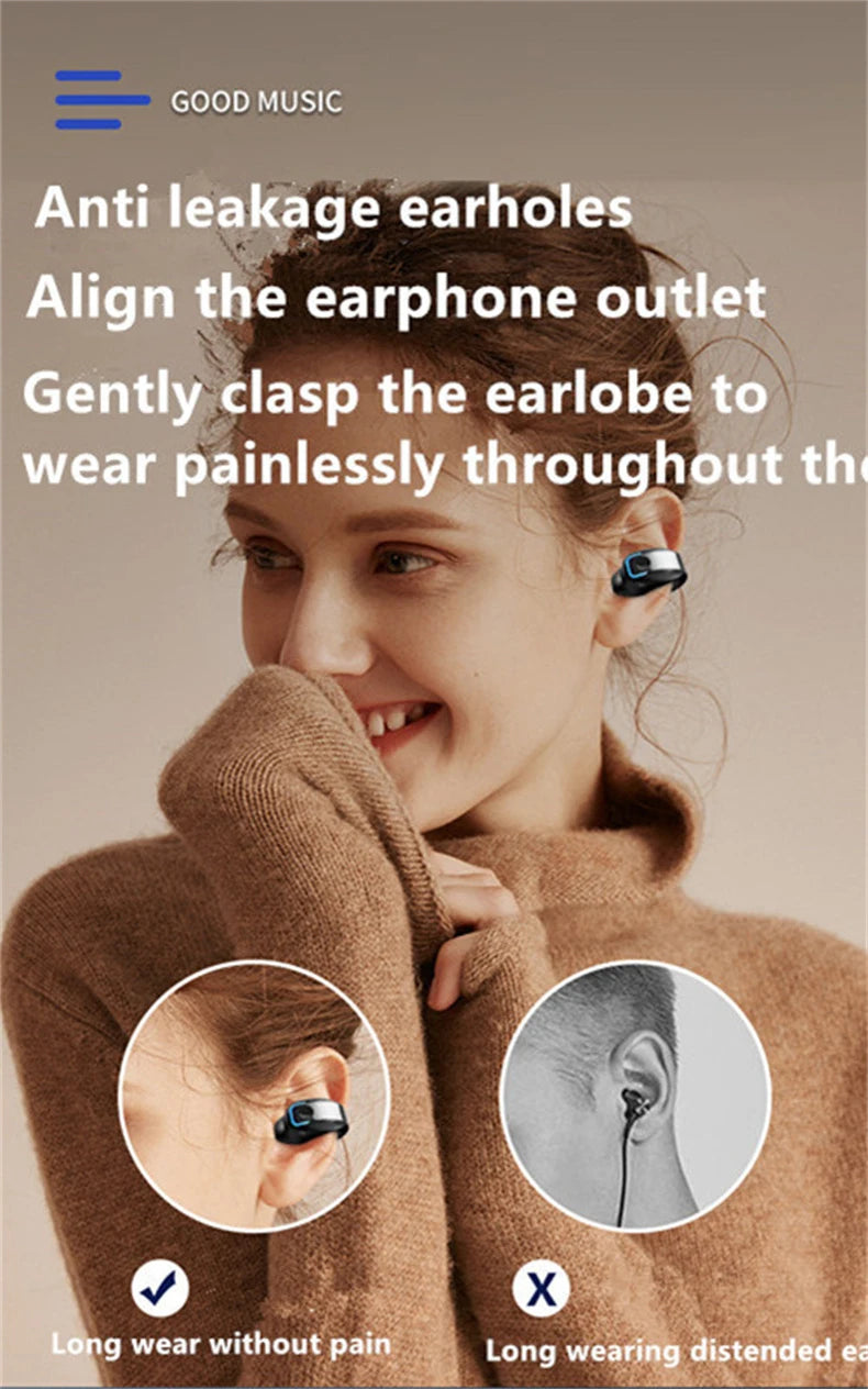 Wireless Bluetooth Bone Conduction Earphones with Mic