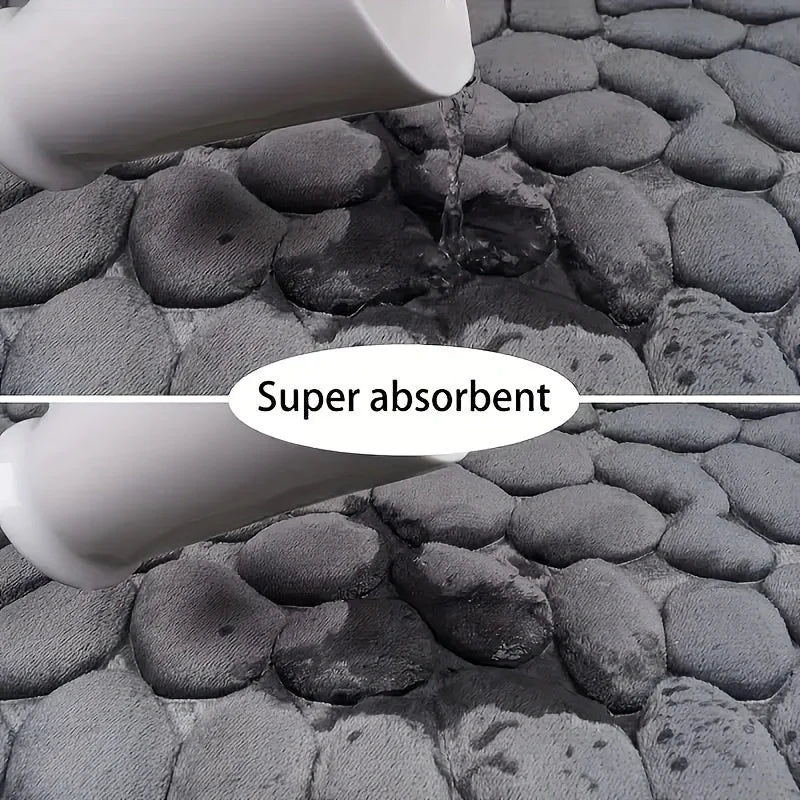 U-Shaped Waterproof Anti-Slip Toilet Floor Mat