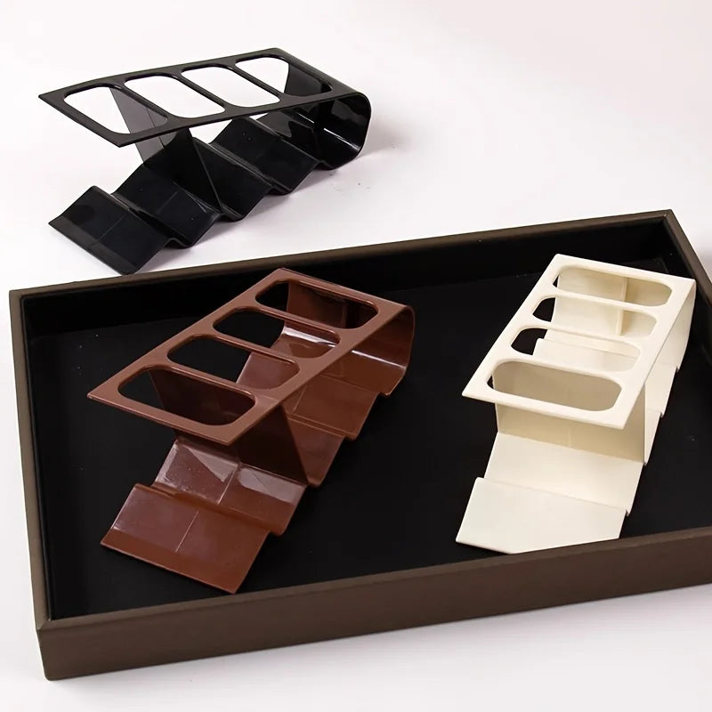 4-Compartment Remote Control Organizer Holder