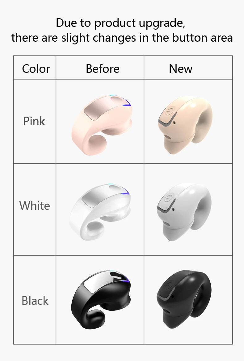 Wireless Bluetooth Bone Conduction Earphones with Mic