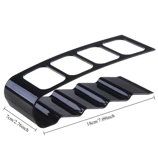 4-Compartment Remote Control Organizer Holder