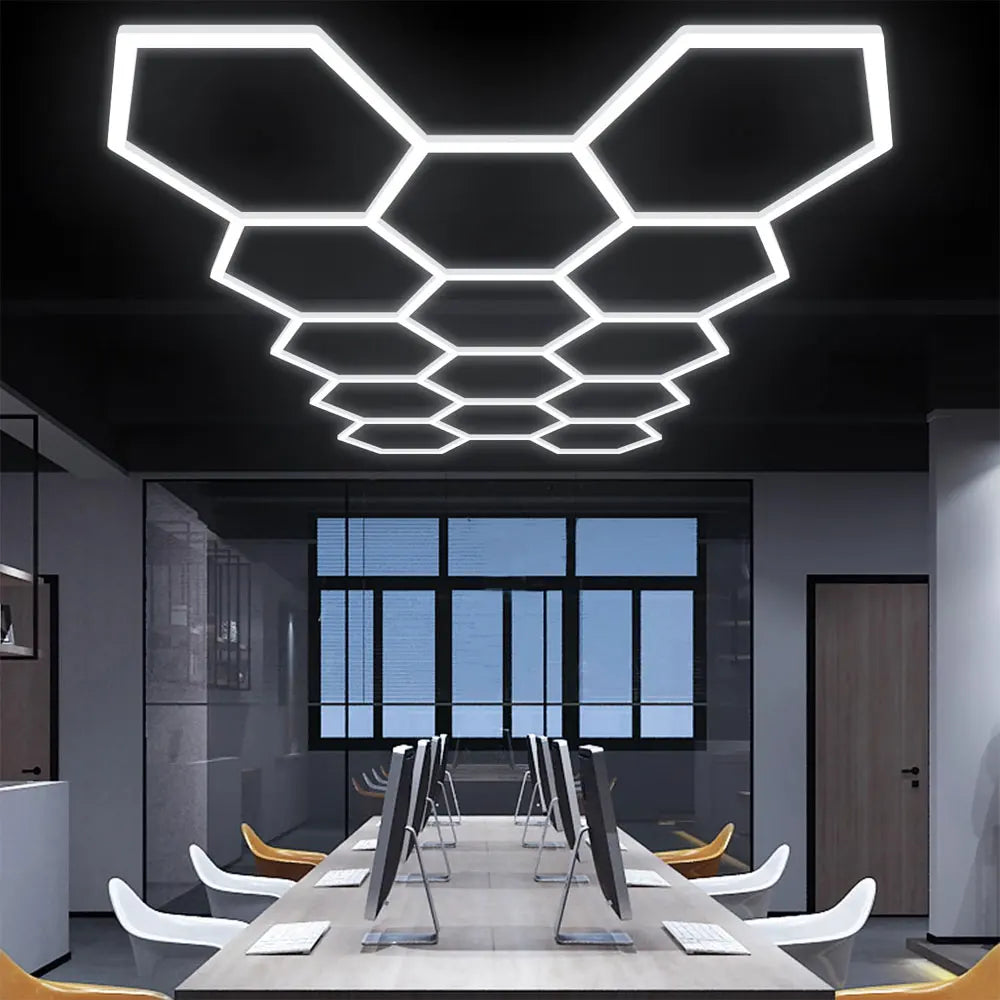 Hexagonal Garage LED Light