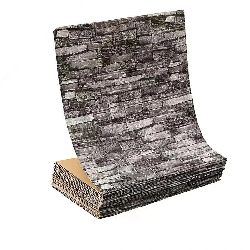 3D Self-Adhesive Brick Wallpaper