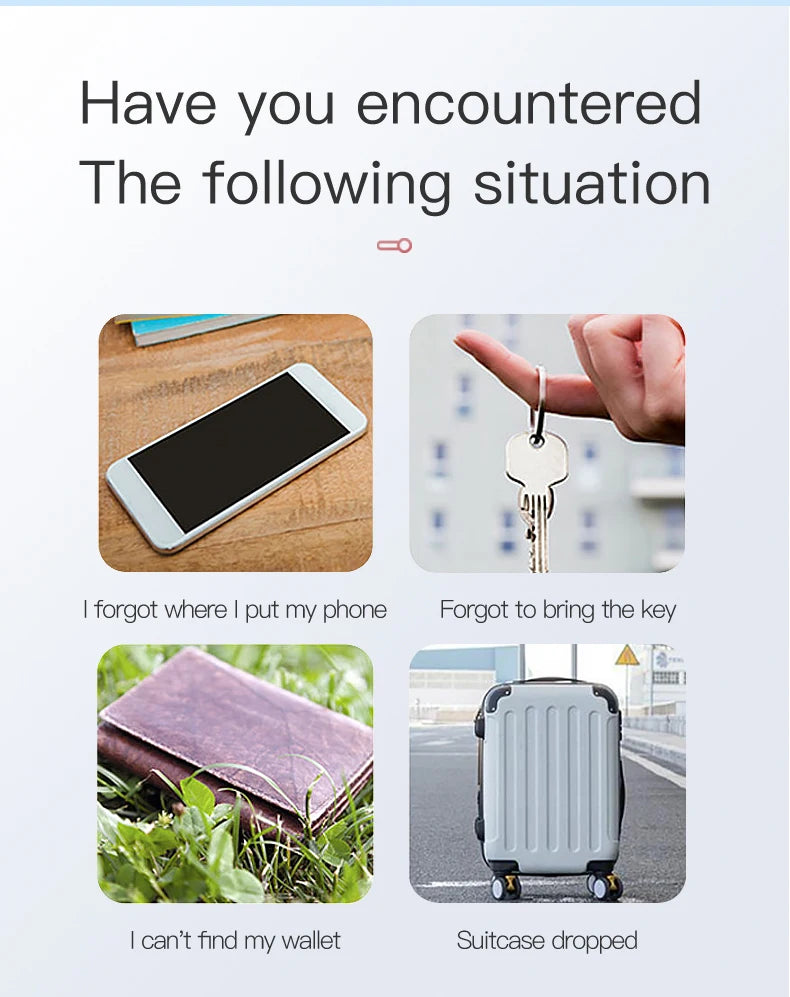 Mini Bluetooth Smart Tracker – GPS Locator & Key Finder