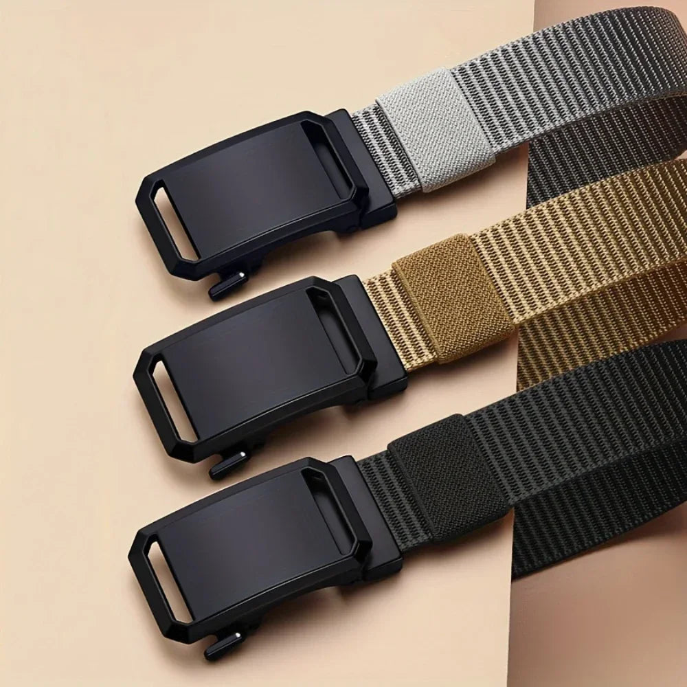 Men’s Automatic Canvas Tactical Belt