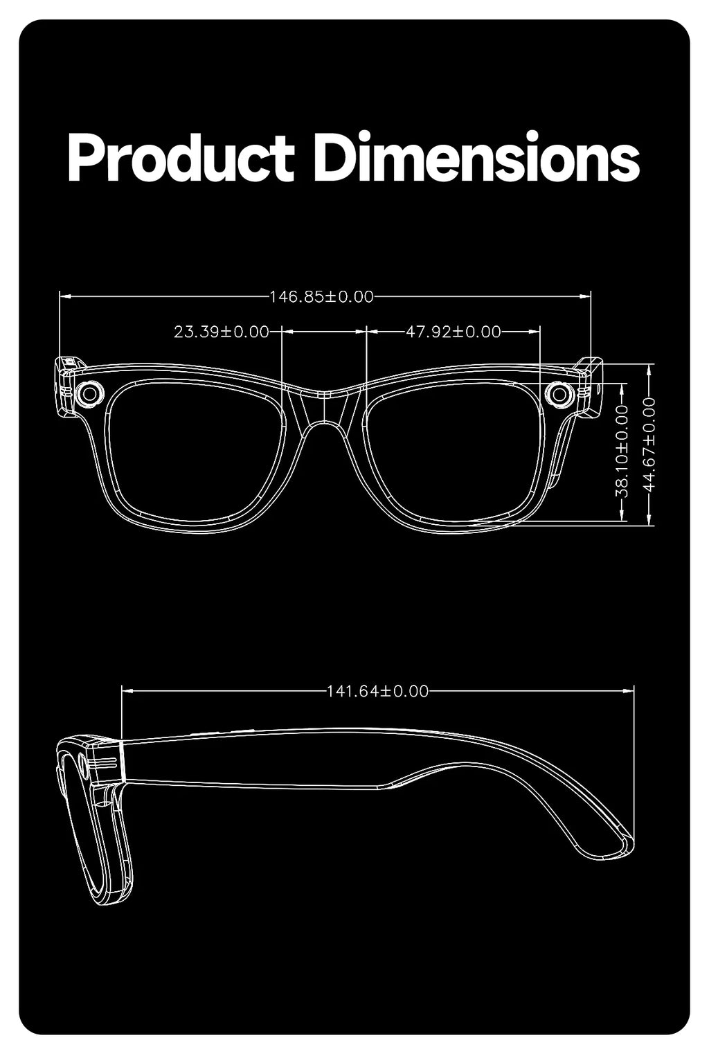 AI Camera Smart Glasses