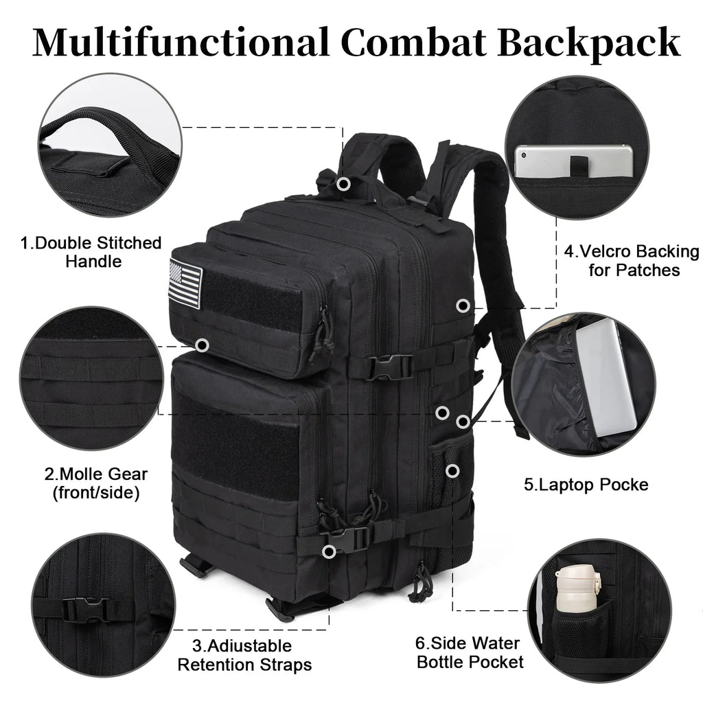 45L Tactical Outdoor Backpack