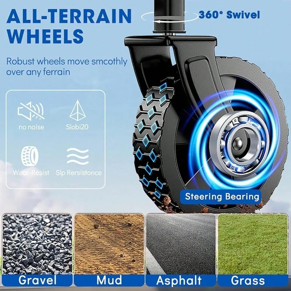 Foldable Heavy-Duty Utility Cart