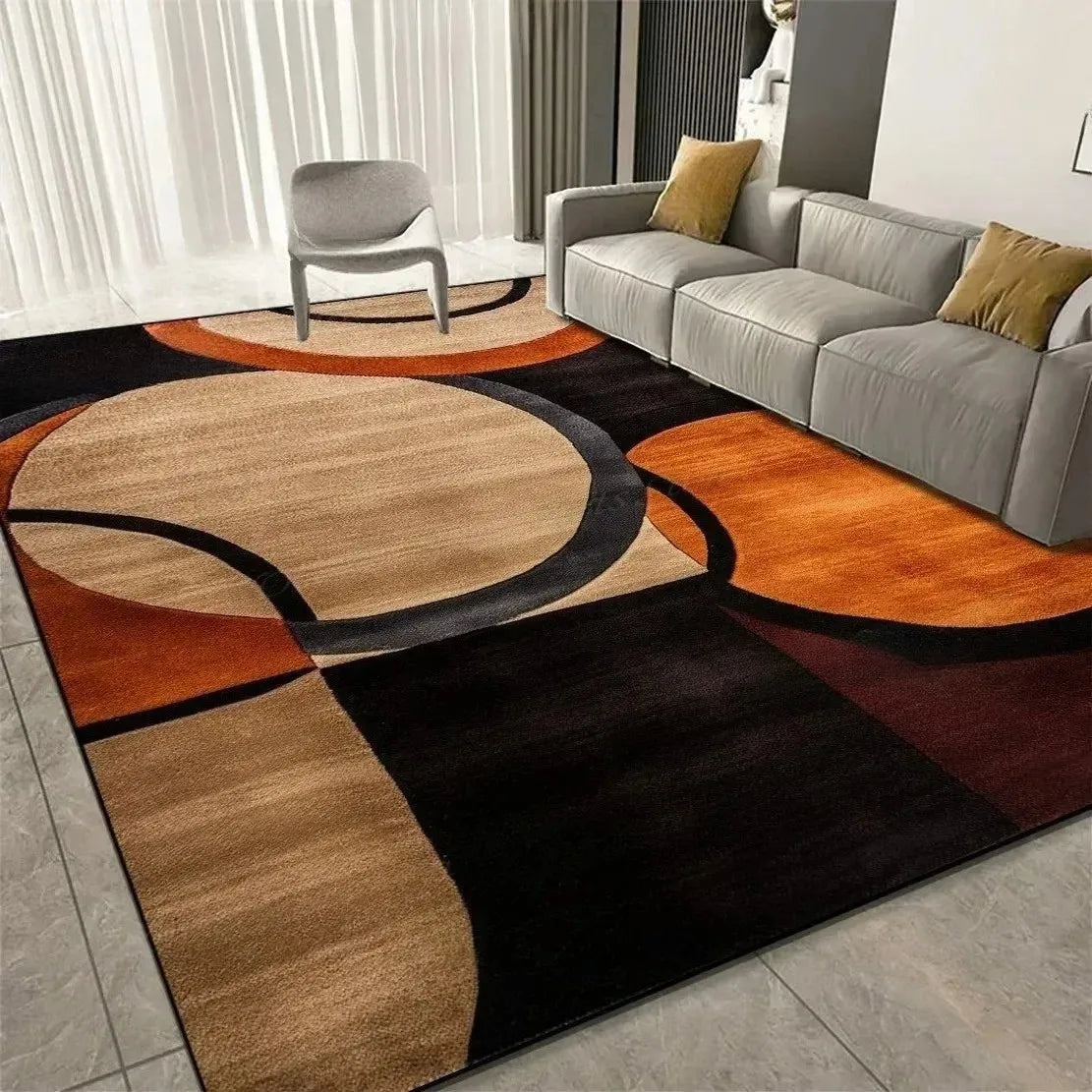 VIKAMA Modern Curve Rug