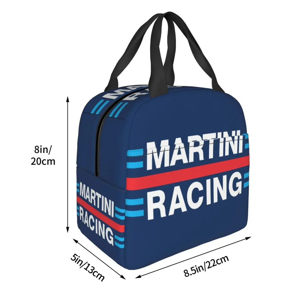 Racing Stripe Insulated Lunch Bag