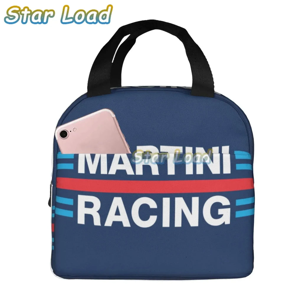 Racing Stripe Insulated Lunch Bag