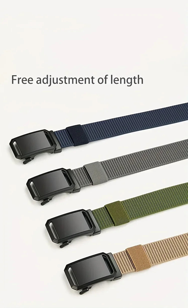 Men’s Automatic Canvas Tactical Belt