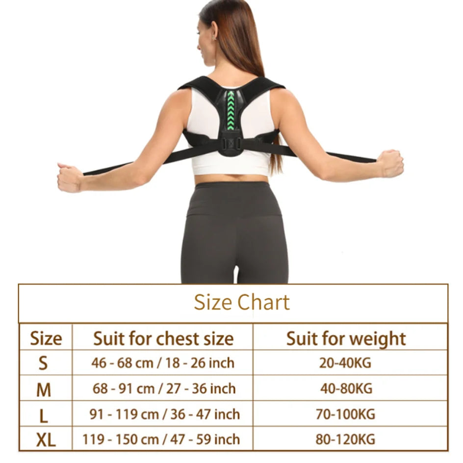 Adjustable Back Posture Corrector Brace