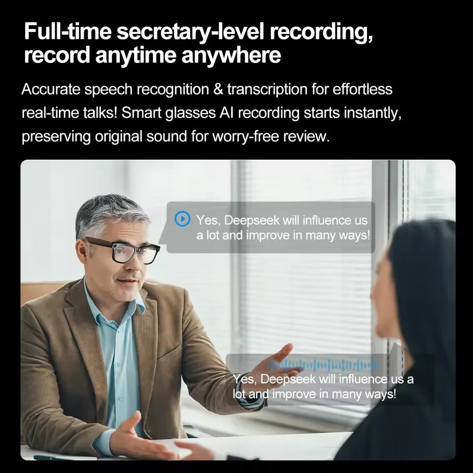 AI Camera Smart Glasses