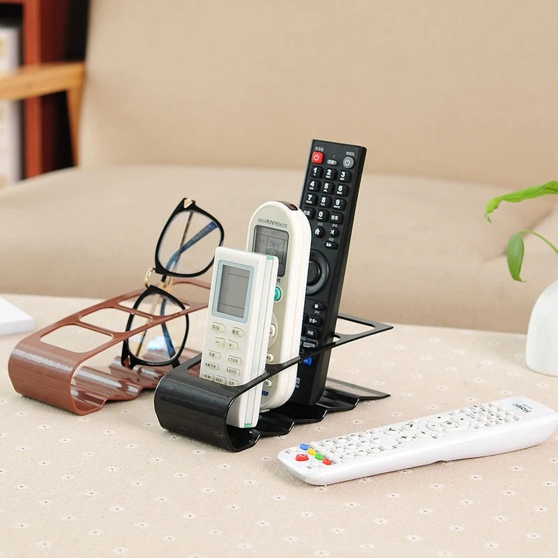 4-Compartment Remote Control Organizer Holder