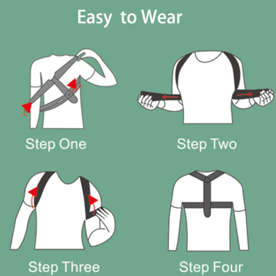 Adjustable Back Posture Corrector Brace