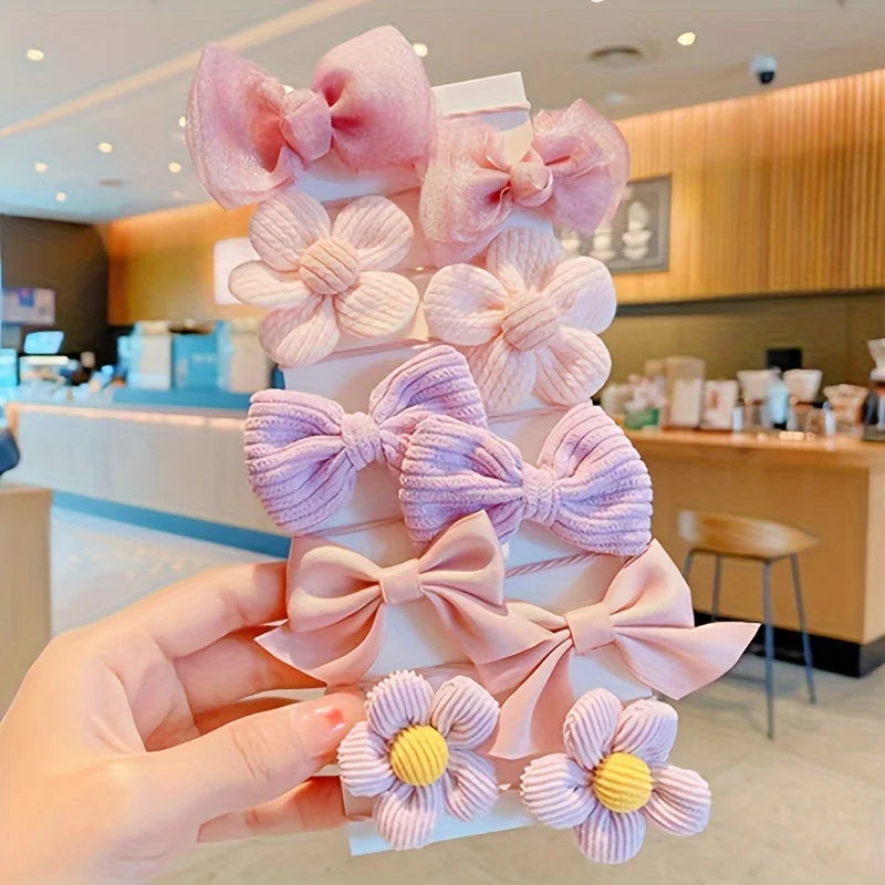 Bow Hair Ties Set